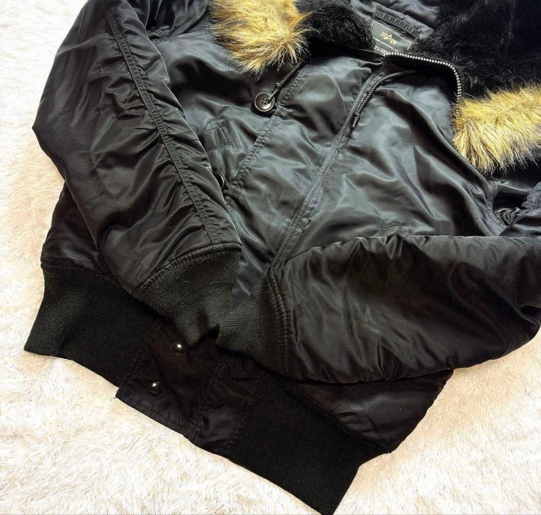 80s〜90s ALPHA INDUSTRIES N-2B フライトジャケット】