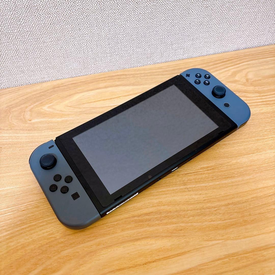 【美品】 2025年モデル バッテリー強化版 Switch本体 グレー