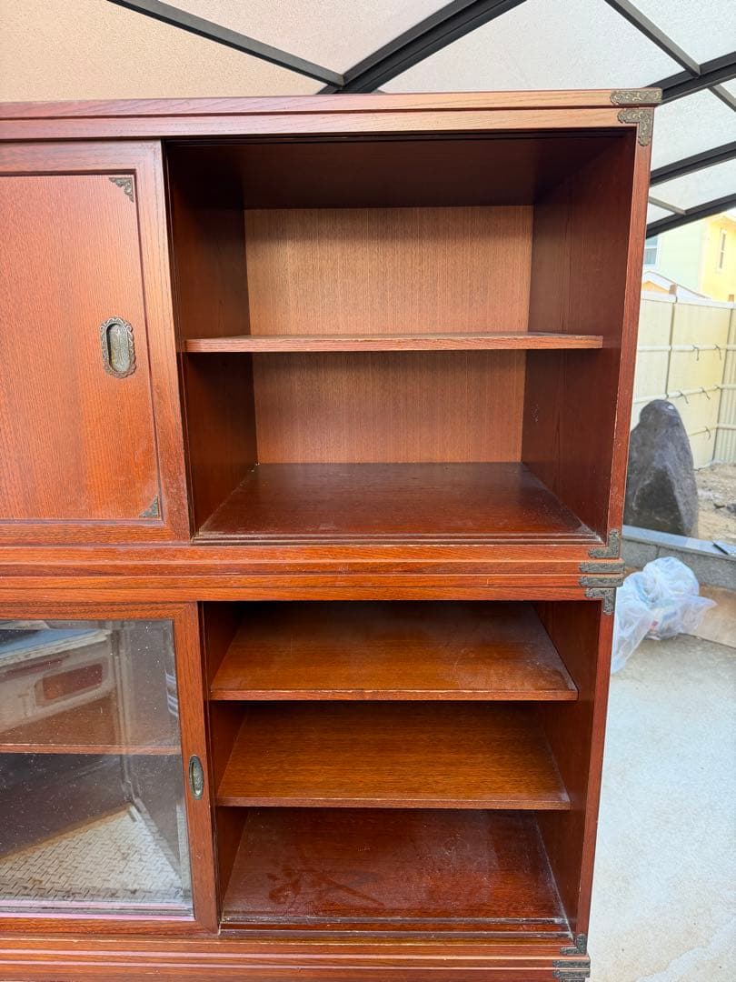 民芸家具 茶棚 茶箪笥 飾り棚 和家具 キャビネット レトロ 水屋箪笥