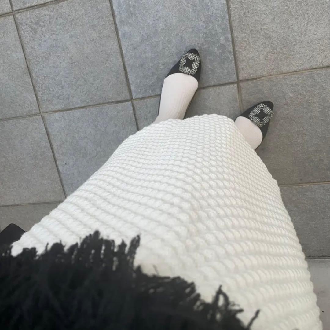 MaCO POCOスカート　ホワイトgodgatemaco