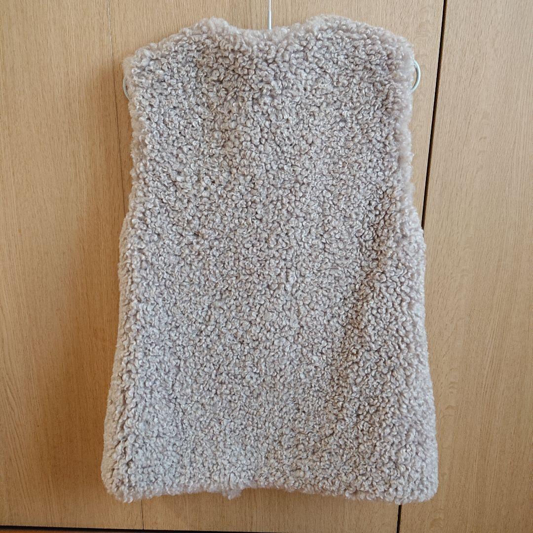 Plage FURLY ベスト ファーベスト ベージュ