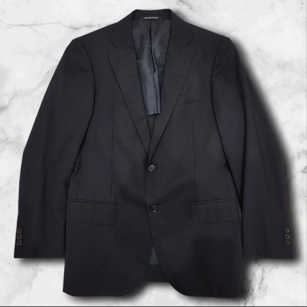 green label relaxing スリーピース スーツ ブラック 白タグ