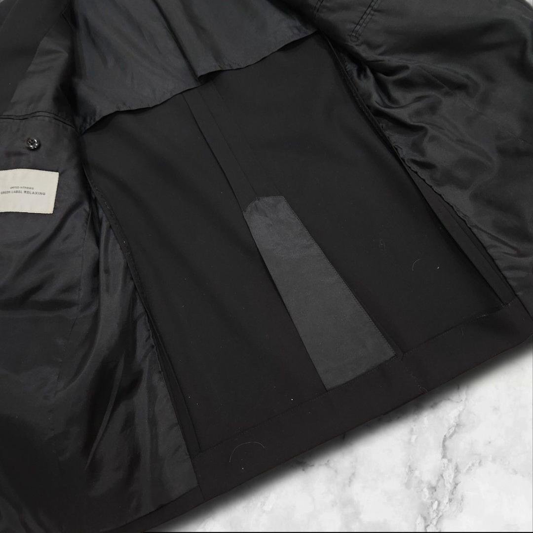 green label relaxing スリーピース スーツ ブラック 白タグ