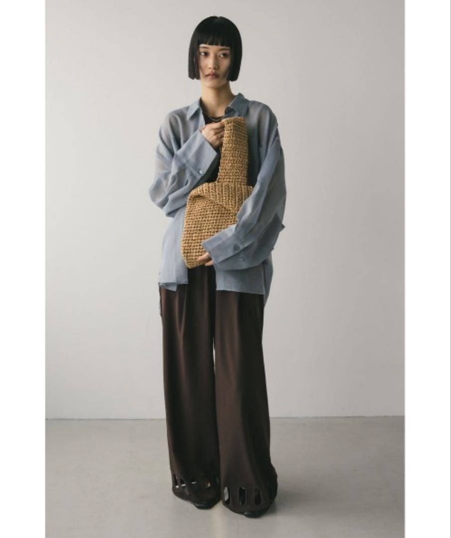 STYLEMIXER／ペーパークロシェマルシェバッグ