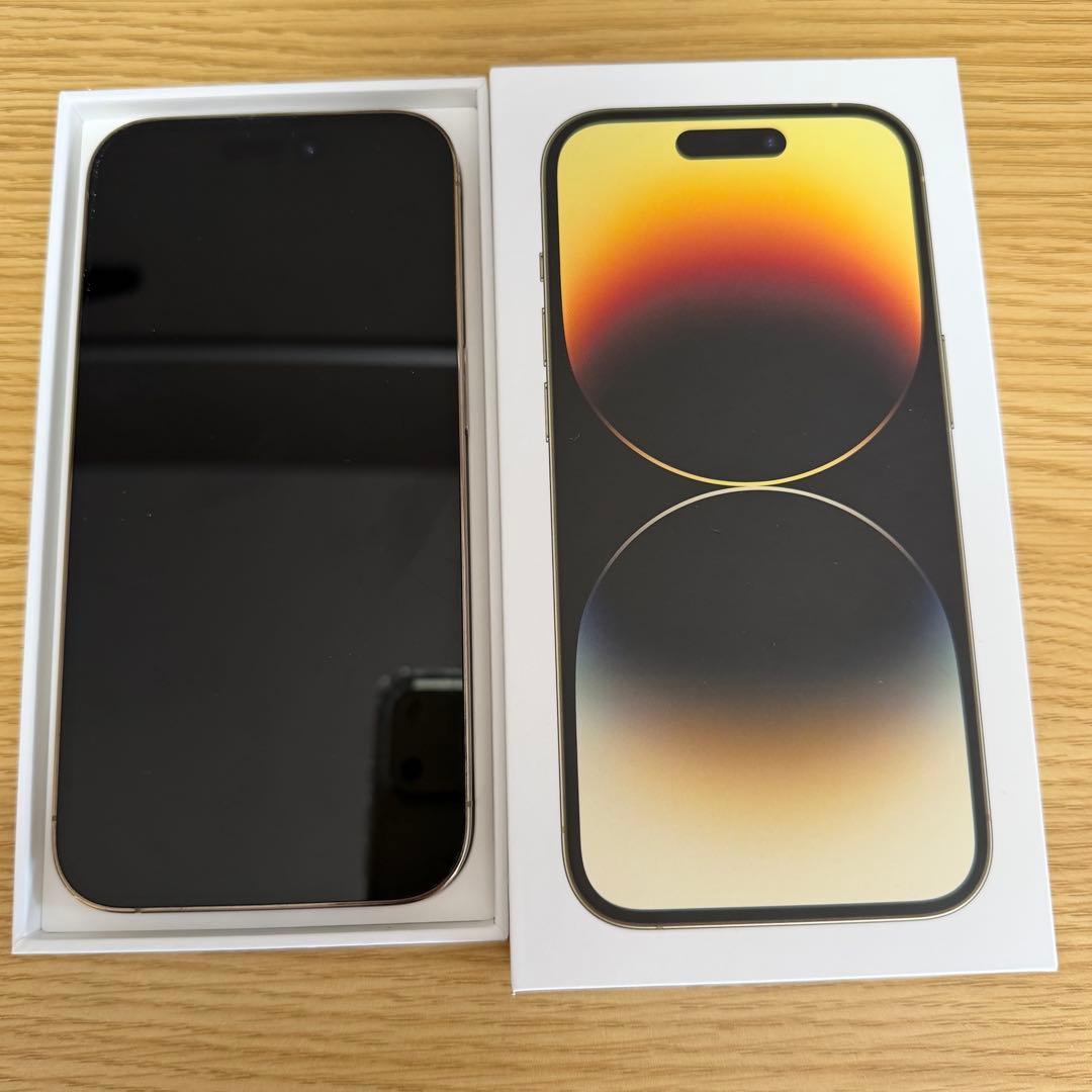 iPhone 14 Pro 512GB ゴールド 背面割れあり