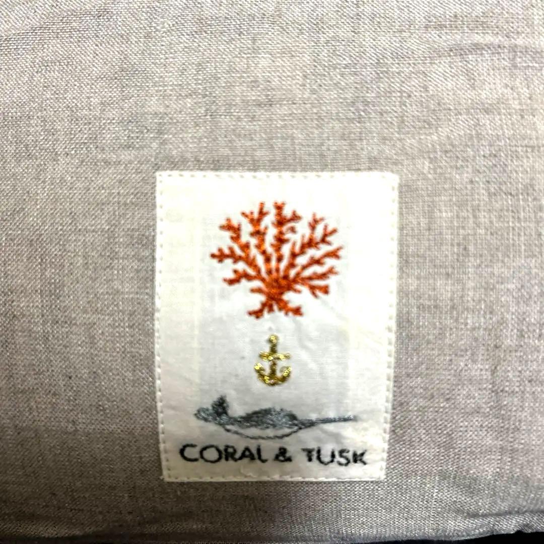 ♡美品Coral＆Tuskクッションカバー＆クッションセット