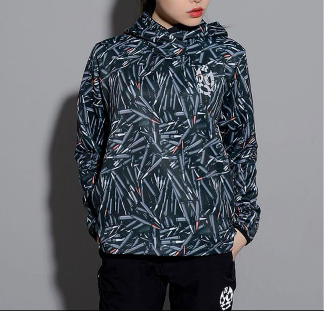 新品 ラッセルノ ゴルフ パターン ライト フーディー バレット 2XL 7