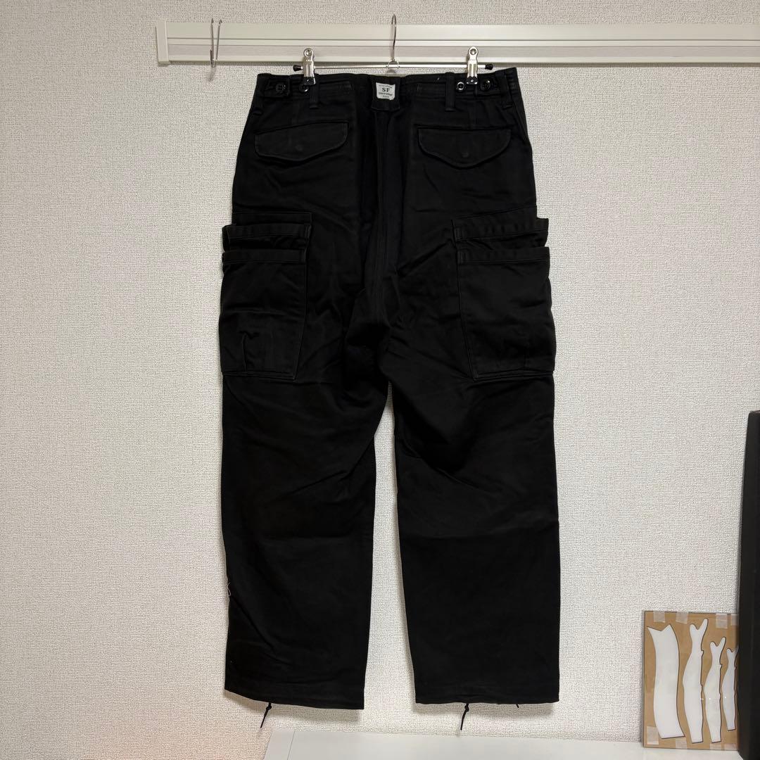 パンツ SASSAFRAS OVERGROWN PANTS [black S]