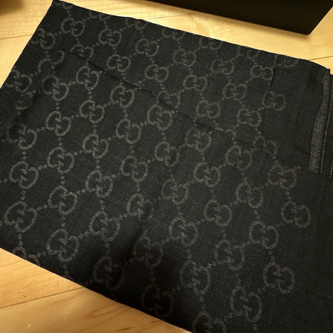 【本日限定価格】GUCCI ストール ウール シルク マフラー ひざ掛け