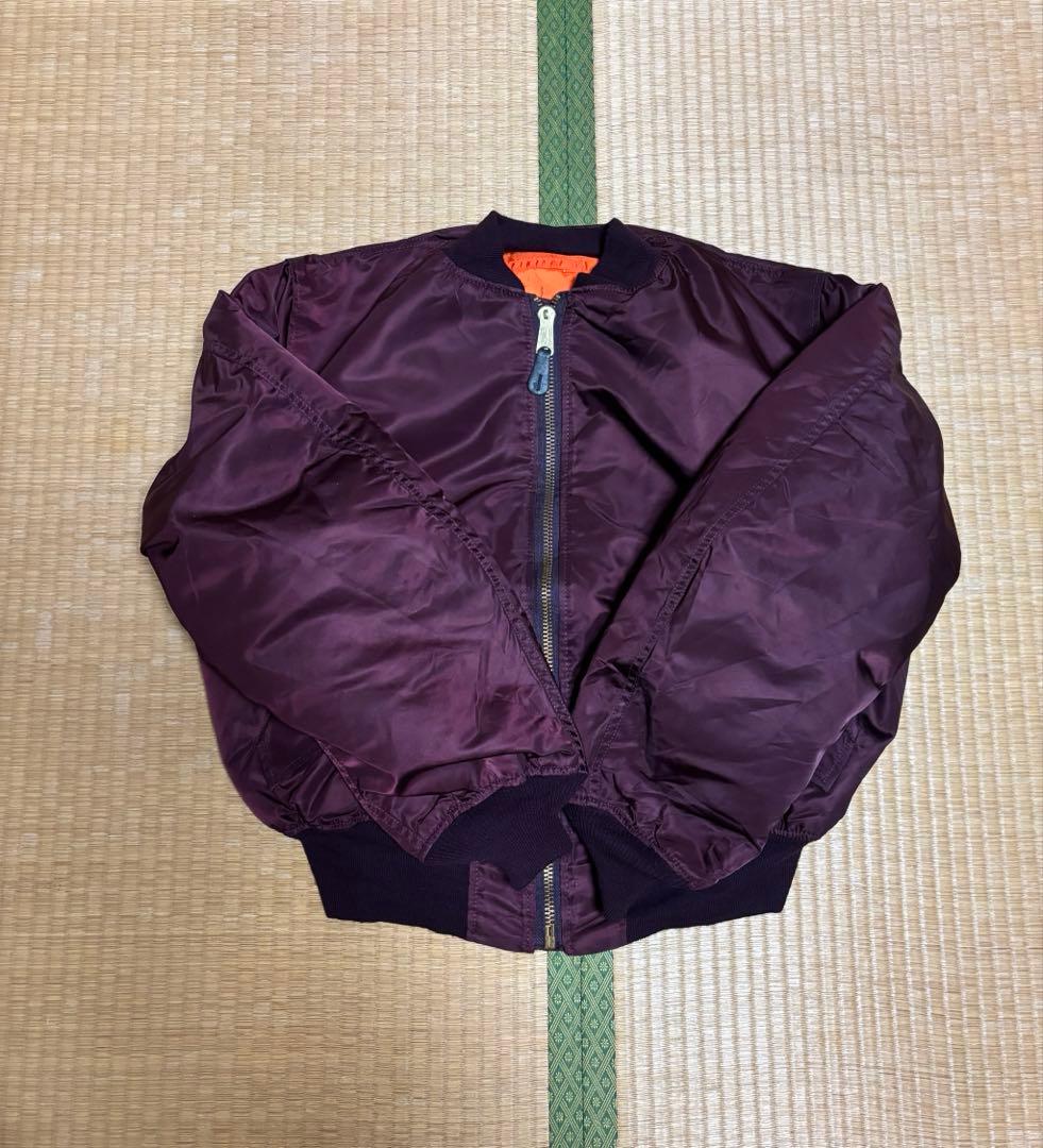 d*z様 《希少カラー》80s USA製 ALPHA MA-1 ヴィンテージ ボ