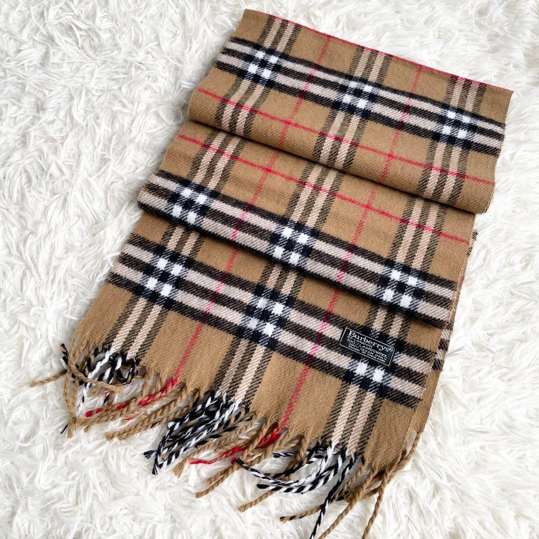 【ゆり55】Burberrys バーバリー マフラー ノバチェック