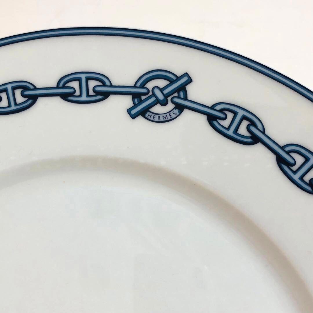 HERMES エルメス　ラウンドプレート　シェーヌダンクル 27cm ②