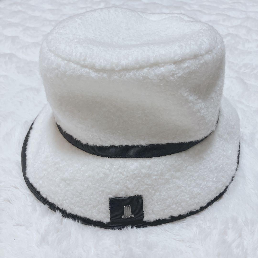 LANVIN enBleuランバン オンブルー ボア バケットハット クロッシェ