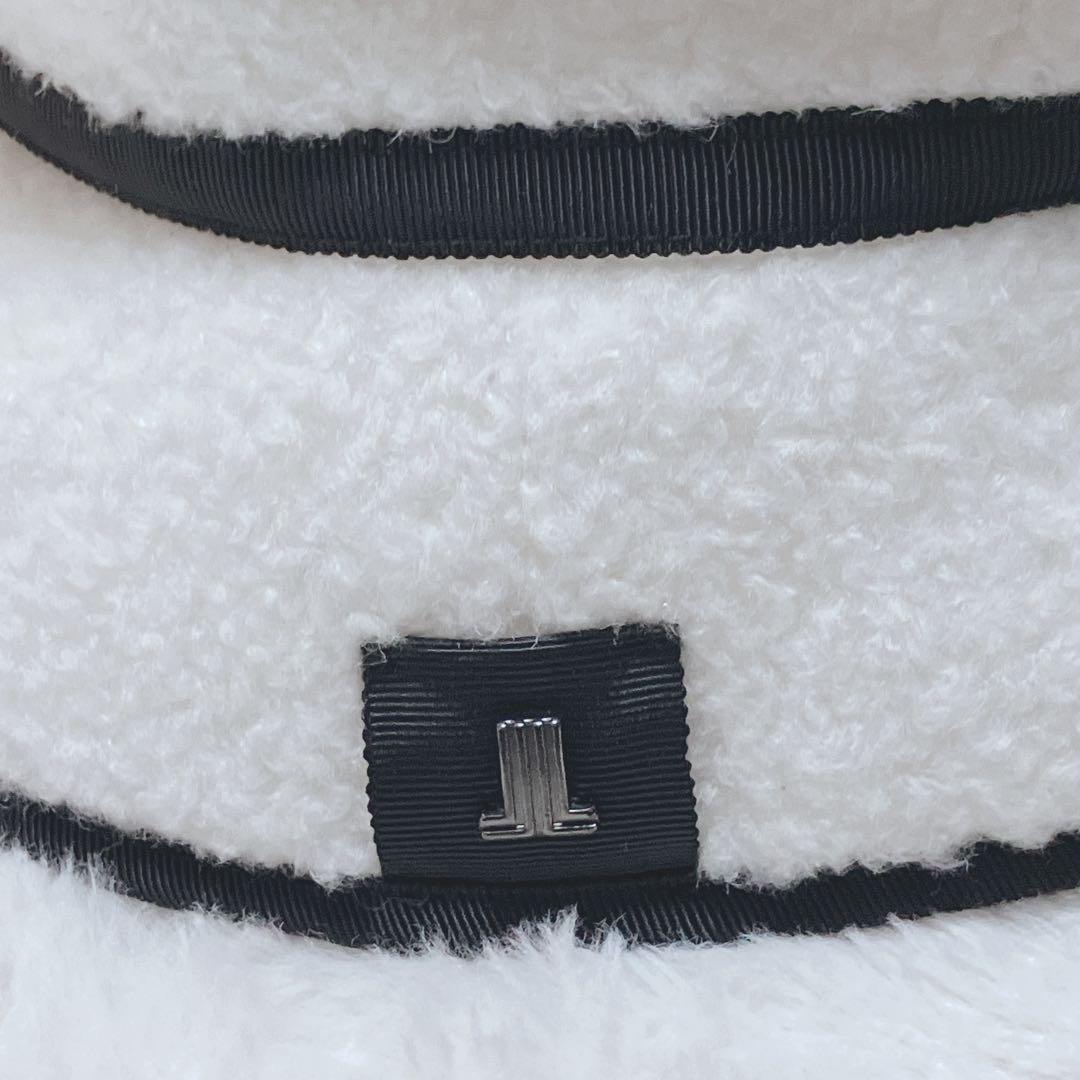 LANVIN enBleuランバン オンブルー ボア バケットハット クロッシェ