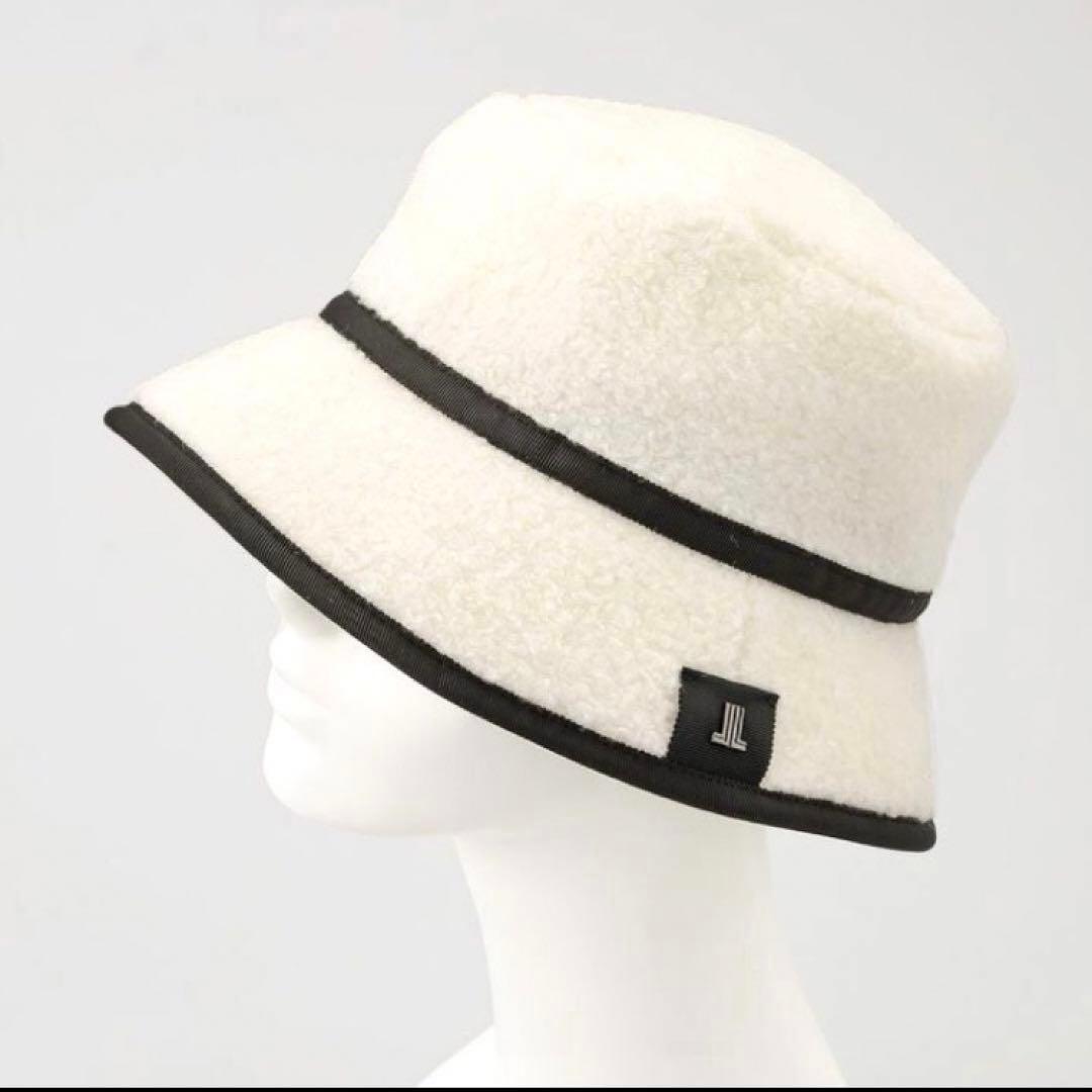 LANVIN enBleuランバン オンブルー ボア バケットハット クロッシェ