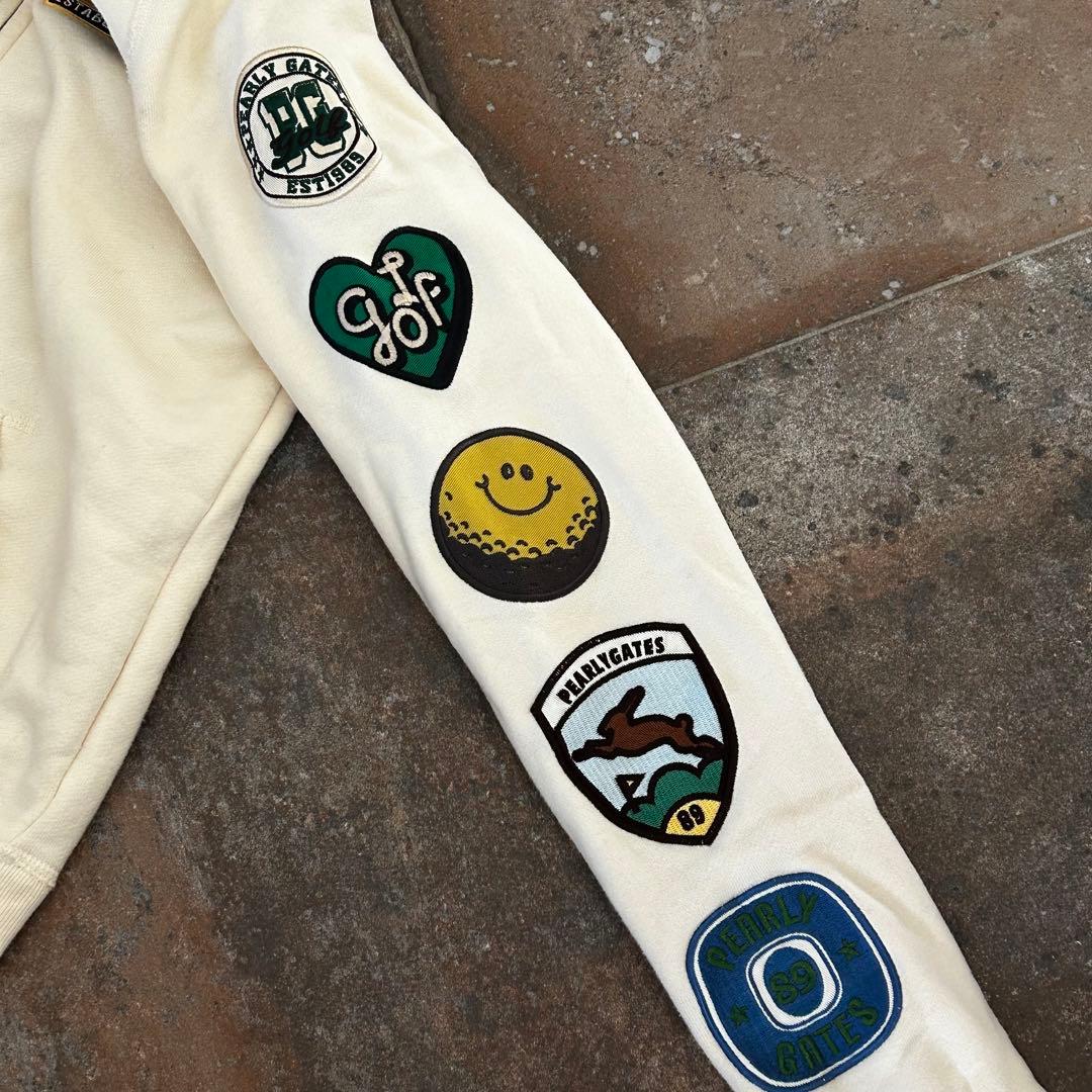 パーリーゲイツ　ワッペンパーカー　レディース　サイズ1