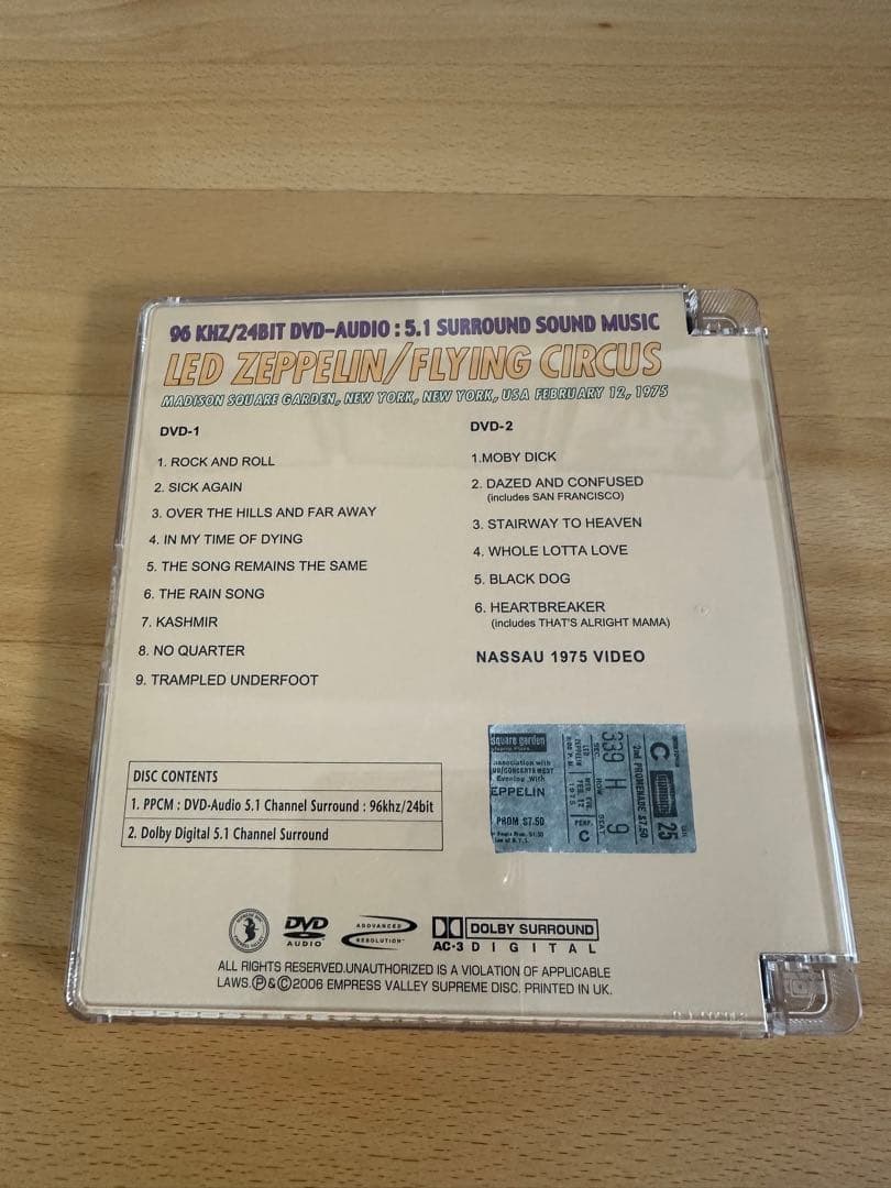 DVDオーディオLed Zeppelin – Flying Circus