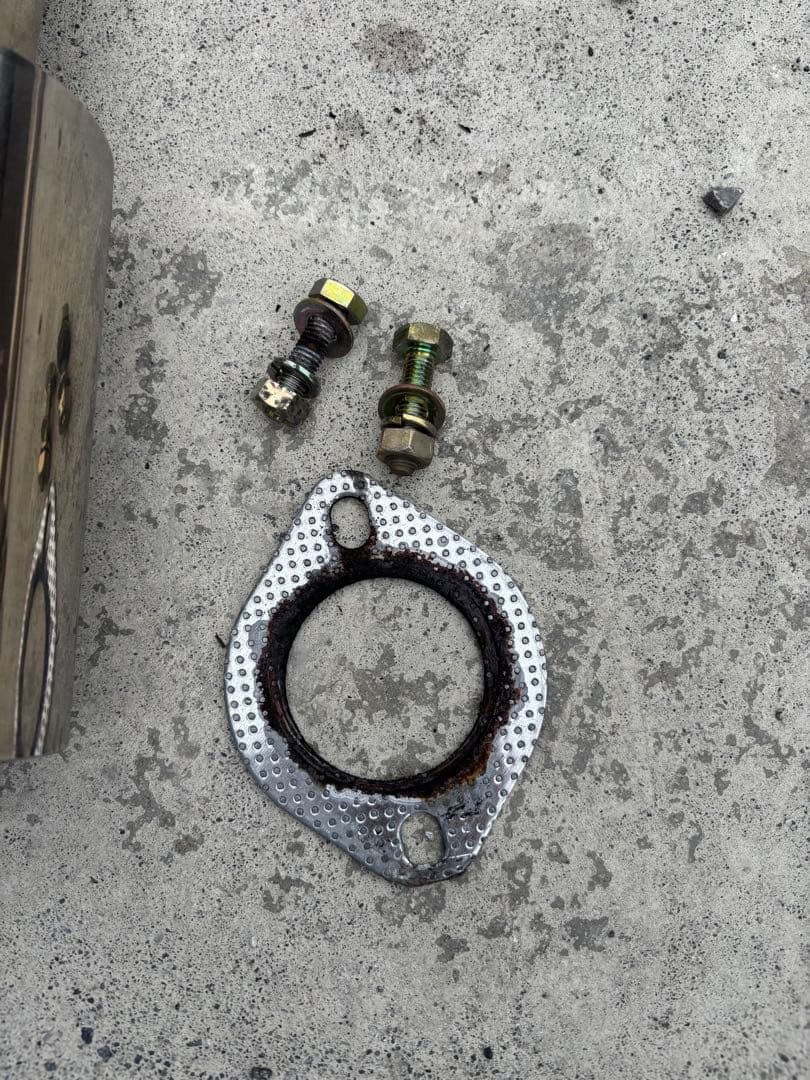 17マジェスタ リアピース直管マフラー ガスケット ナット付き