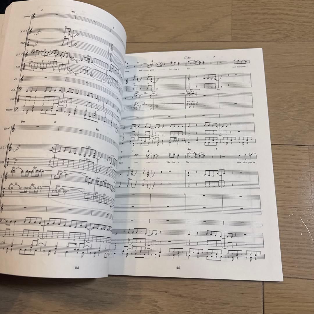 ドン・ドッケン　アップ・フロム・ジ・アッシェズ　バンドスコア