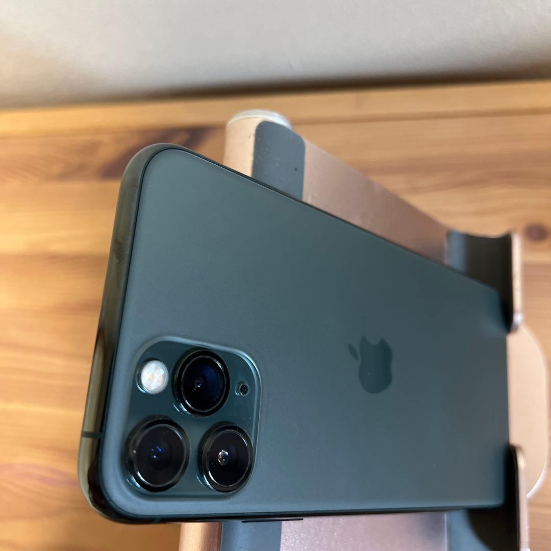 バッテリー100%超美品！iPhone11 Pro 64GBミッドナイトグリーン