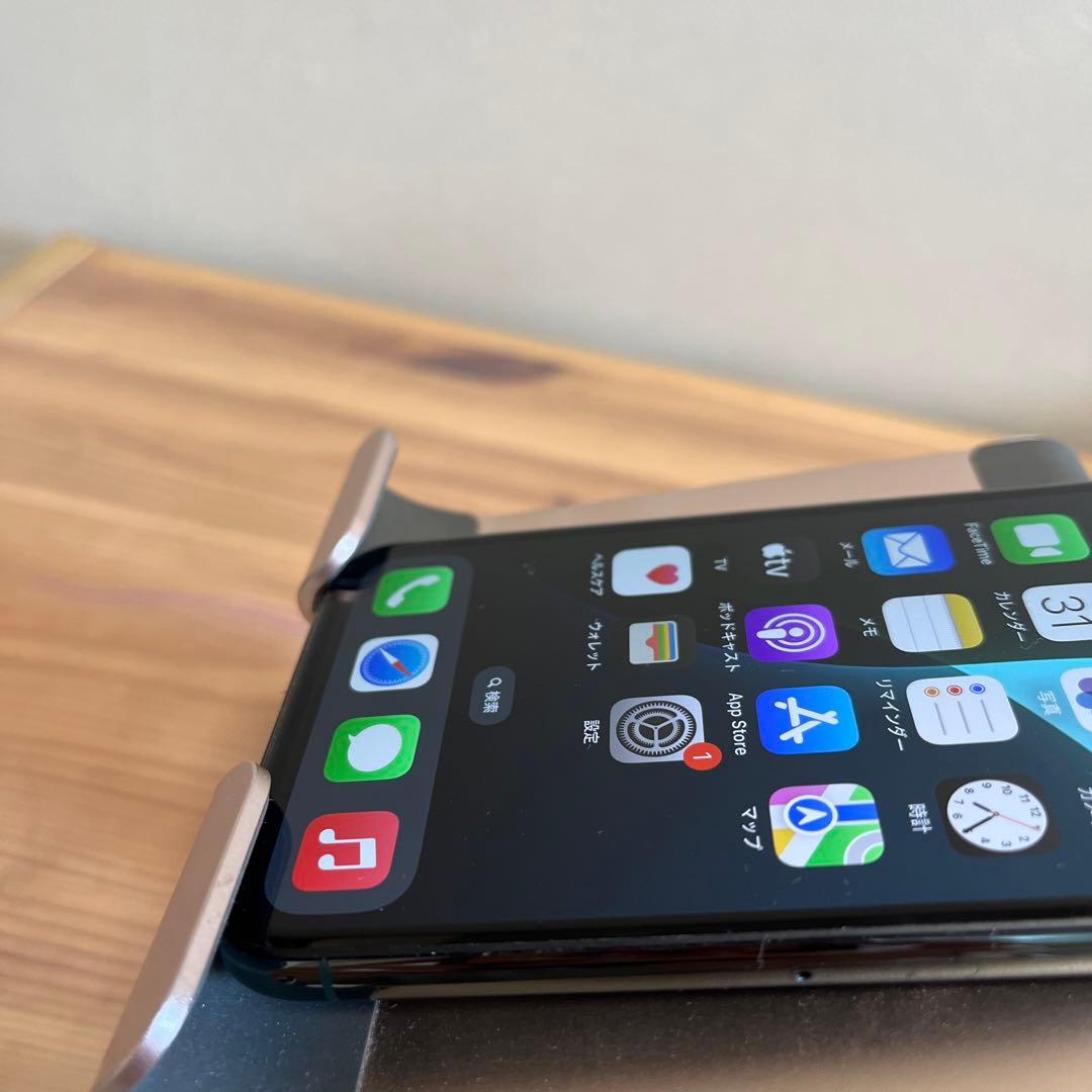 バッテリー100%超美品！iPhone11 Pro 64GBミッドナイトグリーン