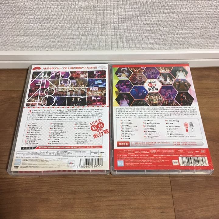 AKB48 紅白対抗歌合戦 DVD （第1回、第2回）※写真付き※