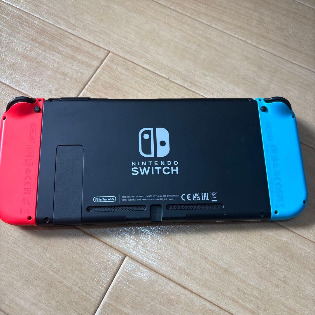 Nintendo Switch 赤/青 本体 + 付属品　箱無し