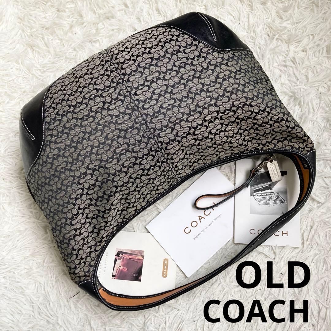 未使用級 大容量 vintage coach archive old hobo