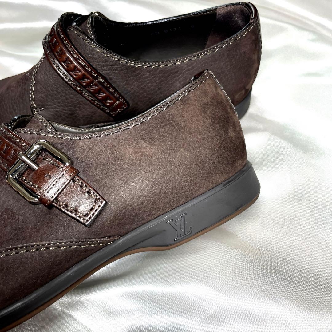 極美品　LOUIS VUITTON ルイヴィトン ストラップ　革靴　イタリア製