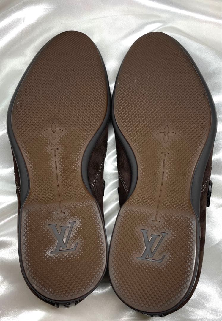 極美品　LOUIS VUITTON ルイヴィトン ストラップ　革靴　イタリア製