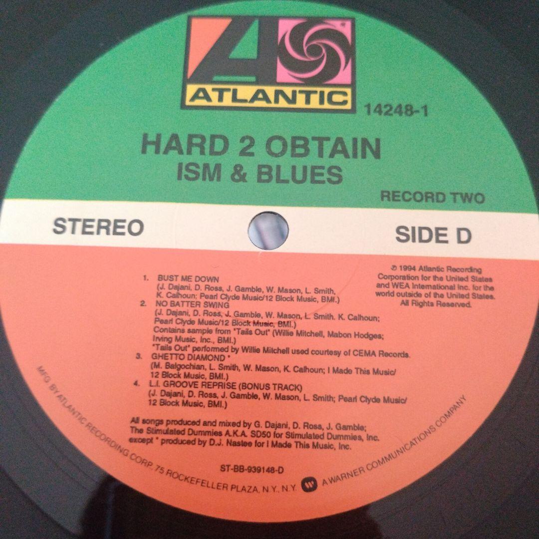 Hard 2 Obtain ism ＆ blues 2LP