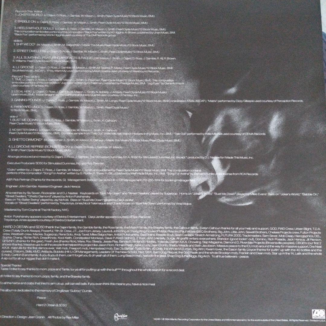 Hard 2 Obtain ism ＆ blues 2LP