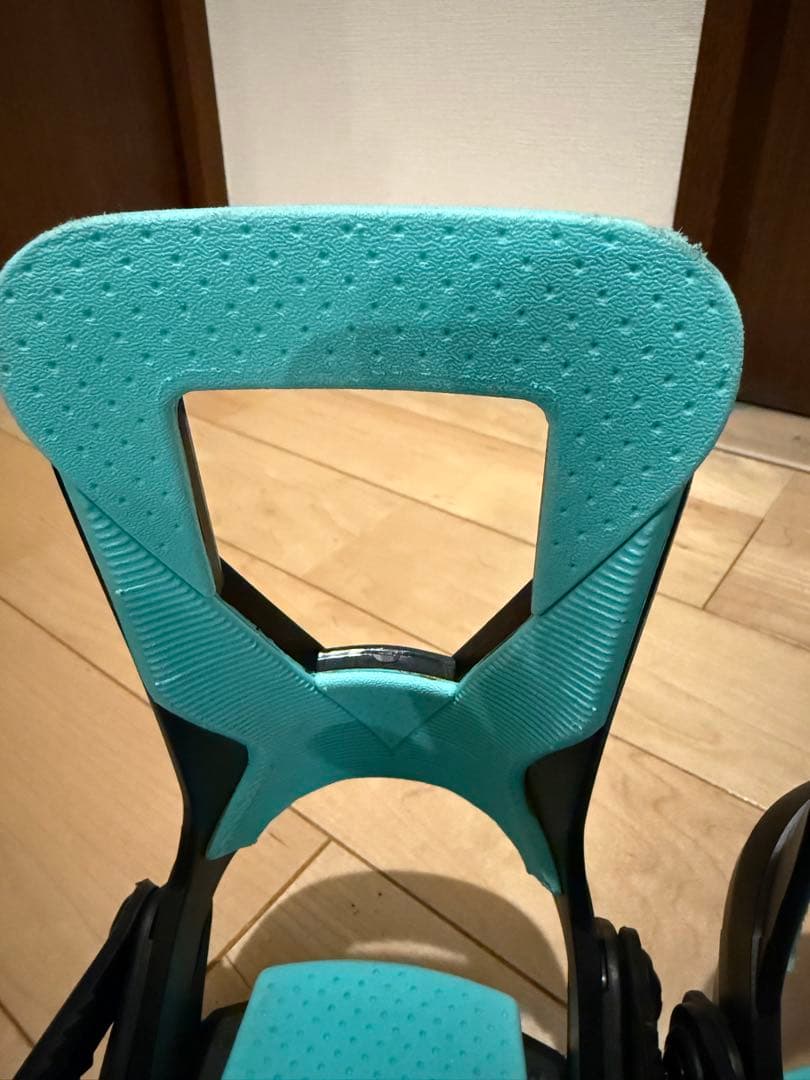 スノーボード ビンディング ジュニア用 S ブラック/ターコイズ