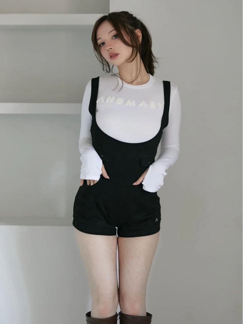 正規品 andmary Cameron salopette black