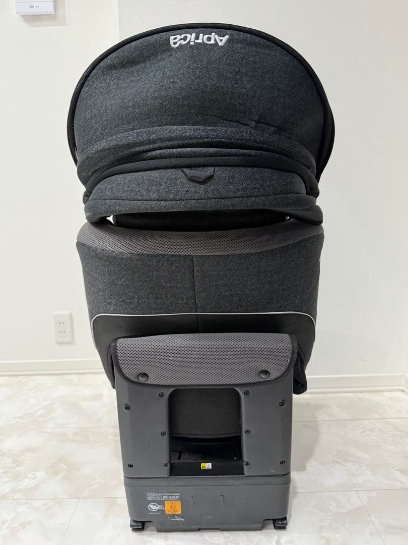 【美品】最上級 Aprica クルリラプレミアム ISOFIX シートベルト対応