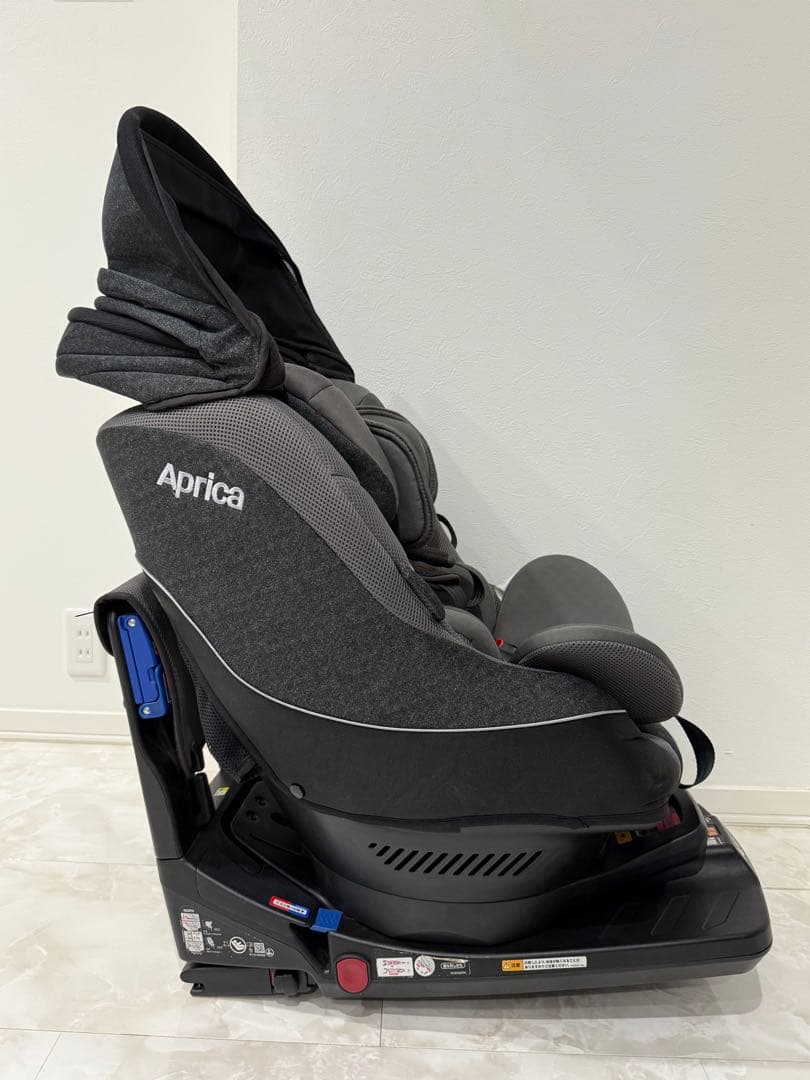 【美品】最上級 Aprica クルリラプレミアム ISOFIX シートベルト対応