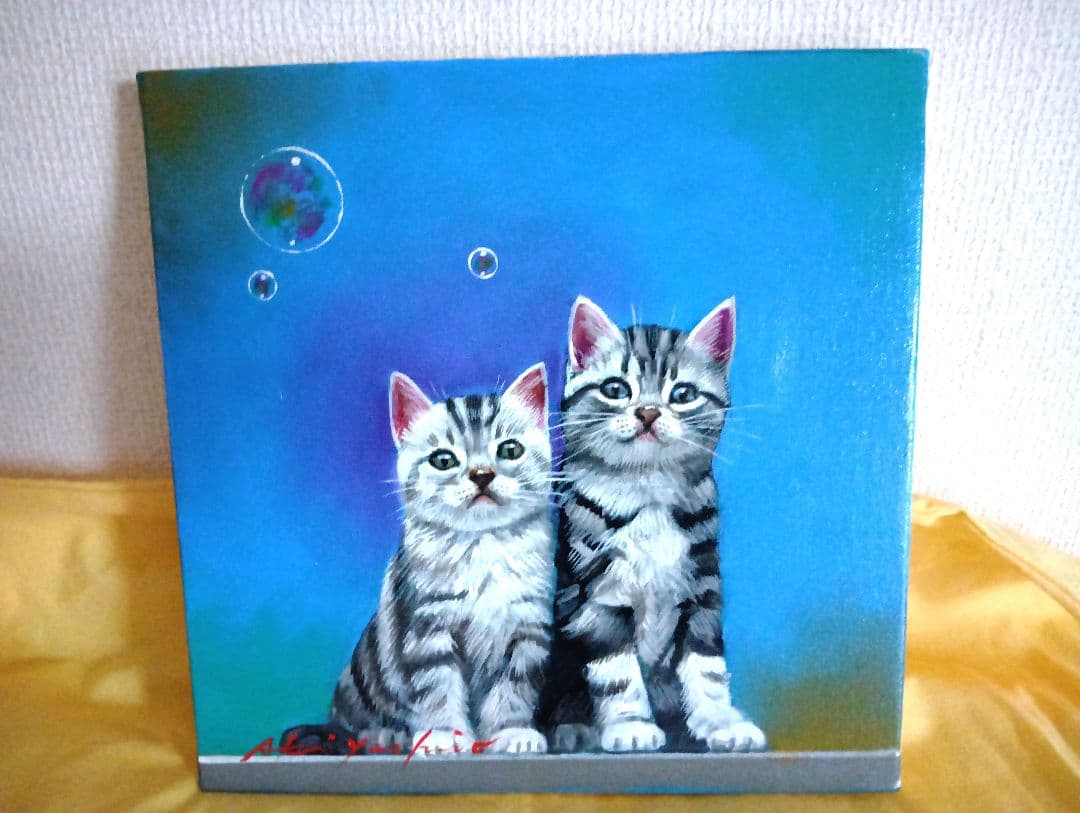 ゆ*ん様 八代亜紀　油彩画S３号