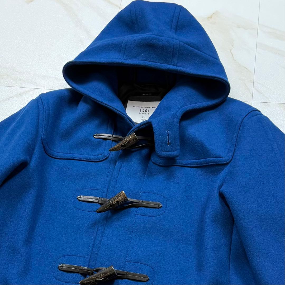 美品✨️SHIPS スーパー140'S ダッフルコート メリノウール トグル