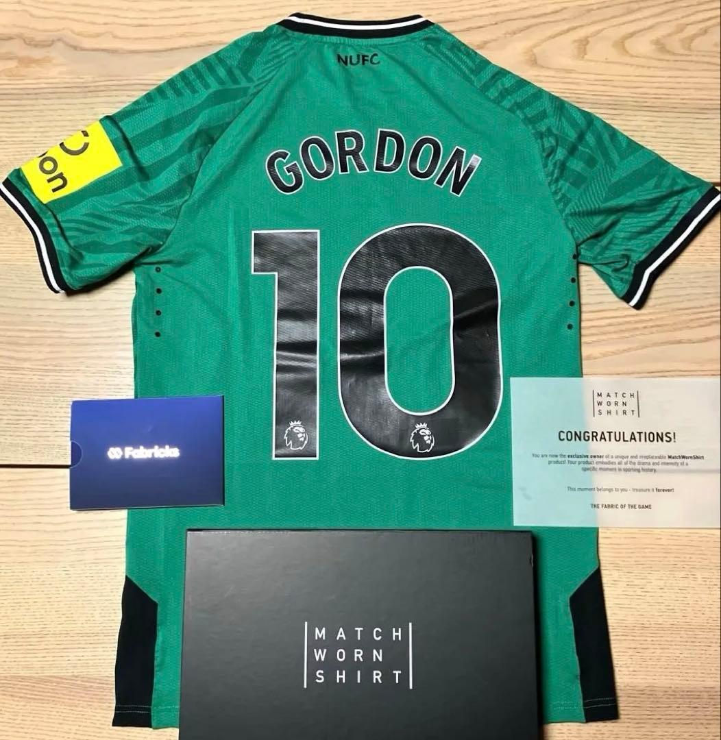 野*田様 アンソニー ゴードン Emirates FA CUP 選手支給品ユニフ