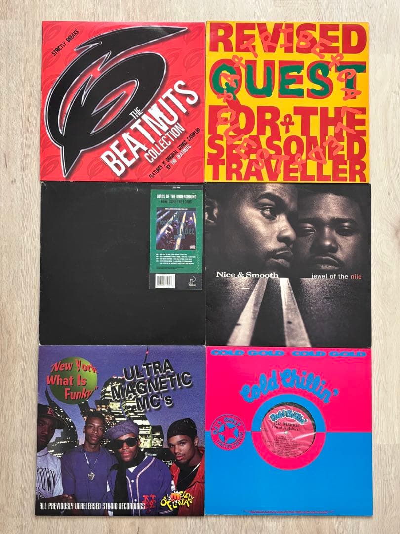 ヒップホップ HIPHOP レコード アルバム6枚セット