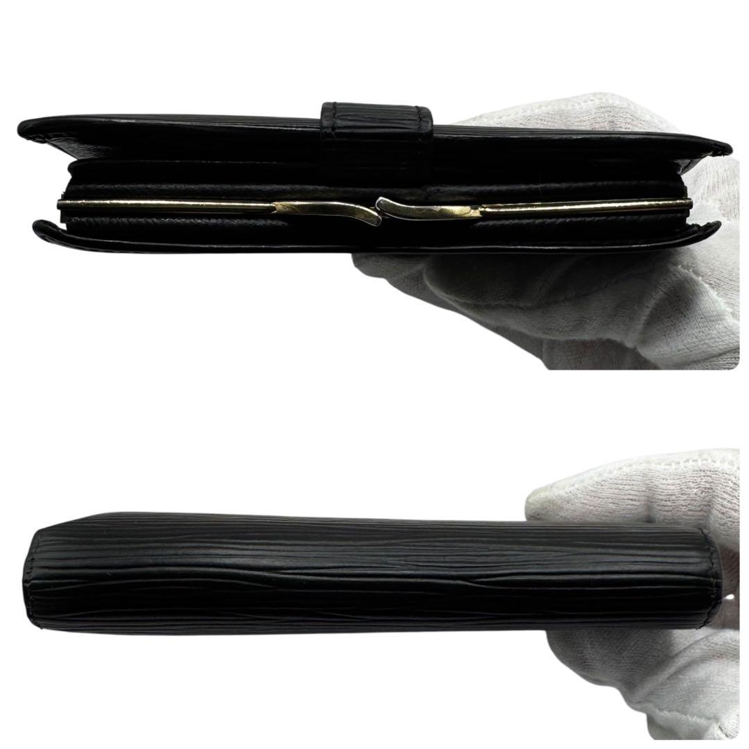 未使用品級✨LOUISVUITTON エピ ヴィエノワ 折財布 ブラック