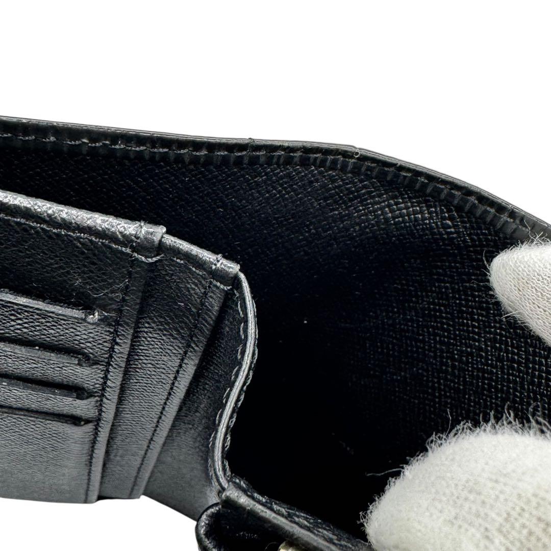 未使用品級✨LOUISVUITTON エピ ヴィエノワ 折財布 ブラック