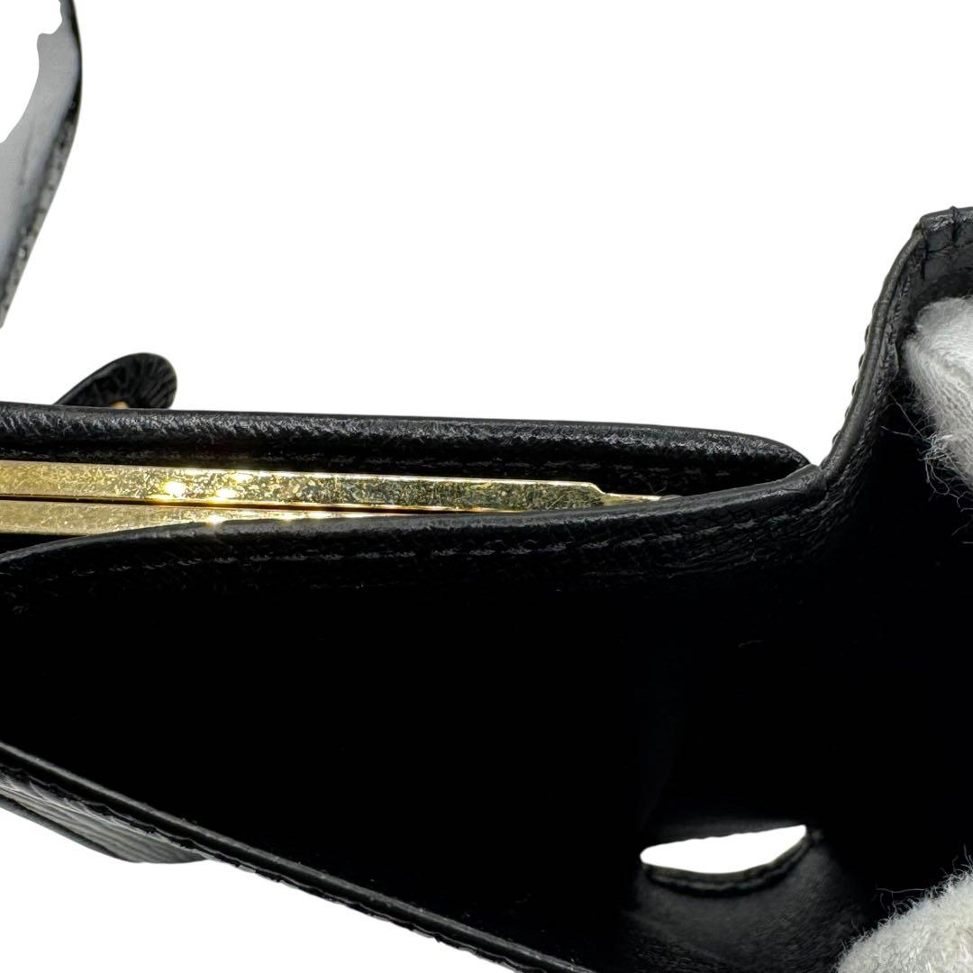 未使用品級✨LOUISVUITTON エピ ヴィエノワ 折財布 ブラック