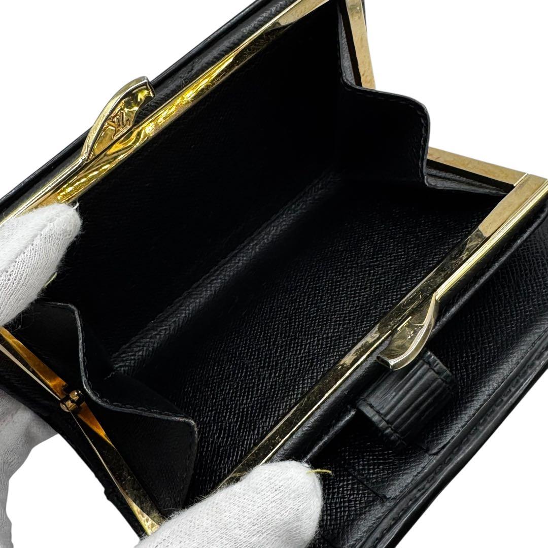 未使用品級✨LOUISVUITTON エピ ヴィエノワ 折財布 ブラック