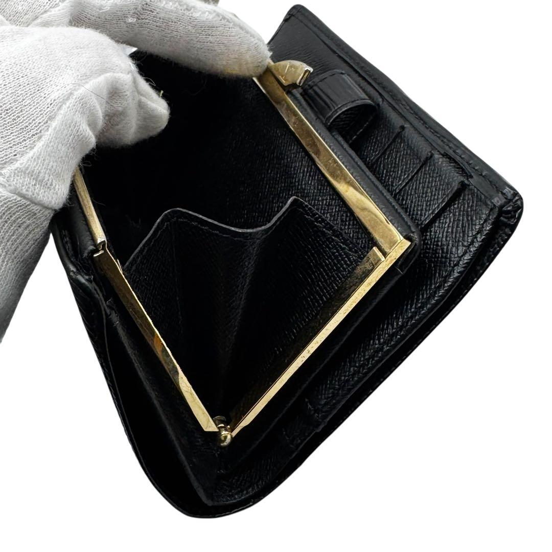 未使用品級✨LOUISVUITTON エピ ヴィエノワ 折財布 ブラック
