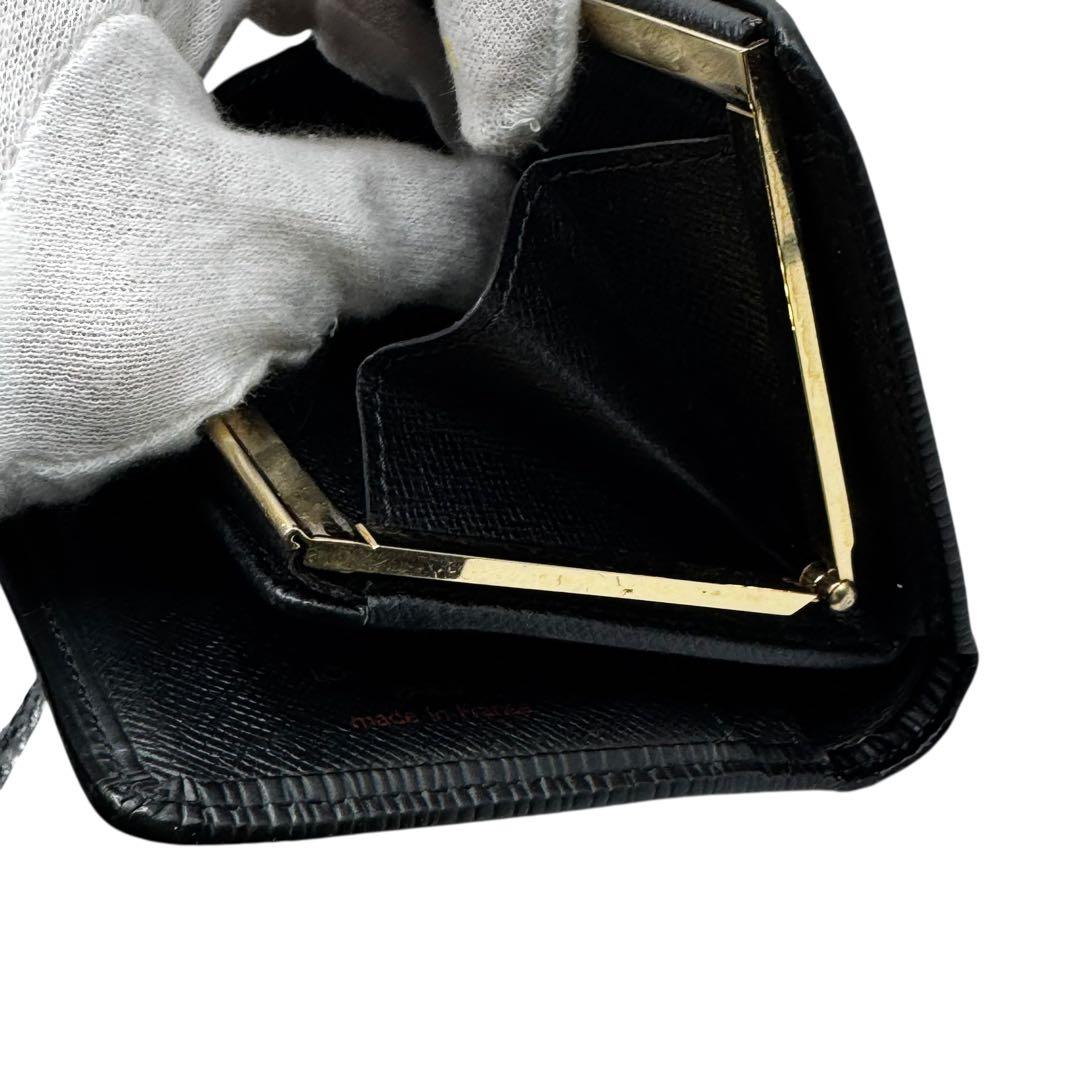未使用品級✨LOUISVUITTON エピ ヴィエノワ 折財布 ブラック