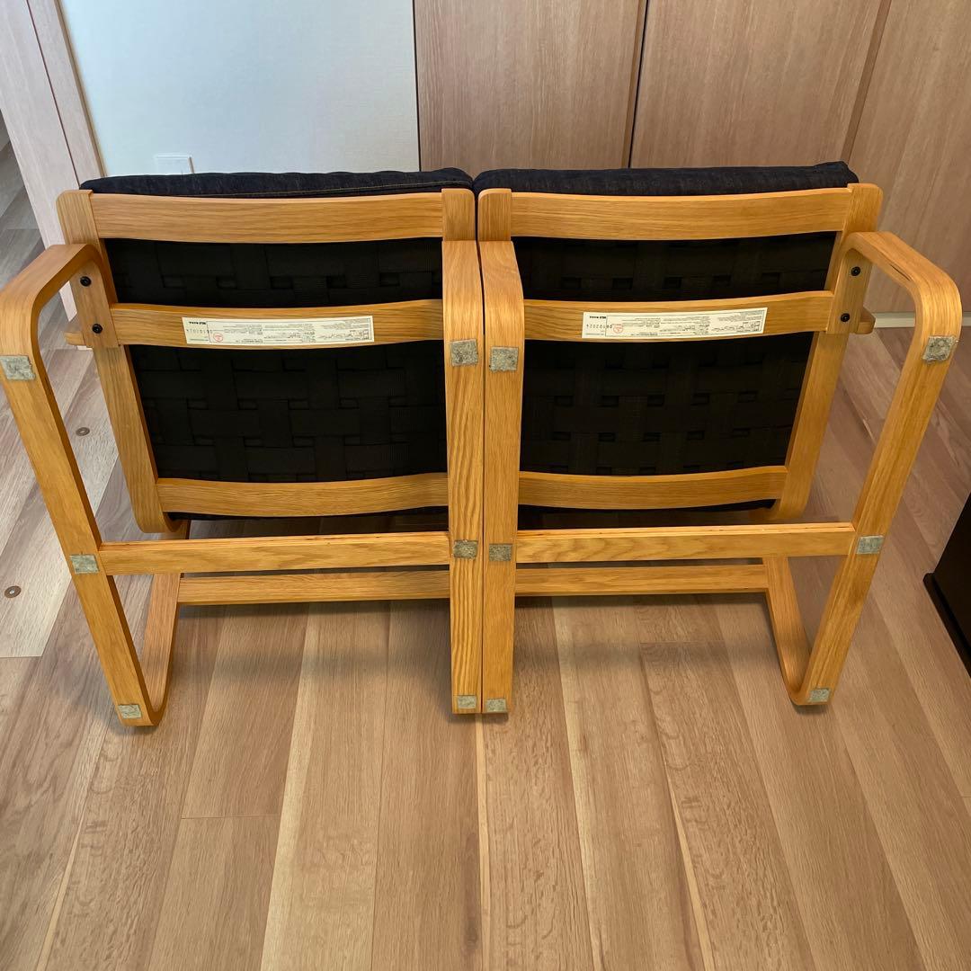 無印良品 リビングでもダイニングでもつかえるソファー×2