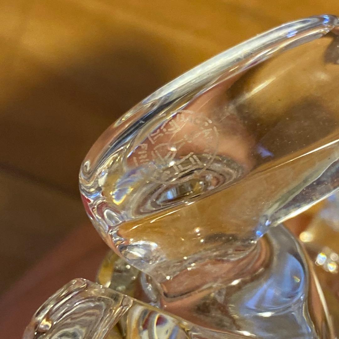 バカラ　baccarat スヌーピー　クリスタルガラス　置物