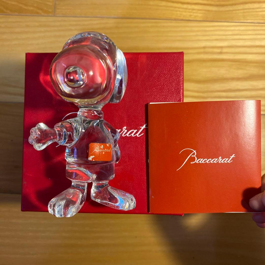 バカラ　baccarat スヌーピー　クリスタルガラス　置物