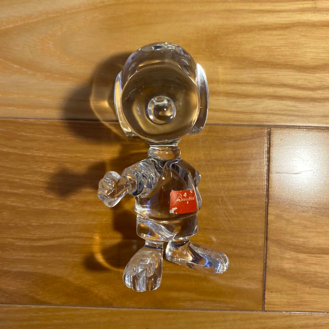 バカラ　baccarat スヌーピー　クリスタルガラス　置物